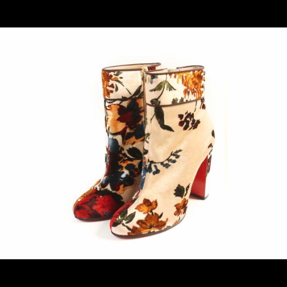 Authentic Christian Louboutin Moulamax 100 velvet - Picture 2 of 8